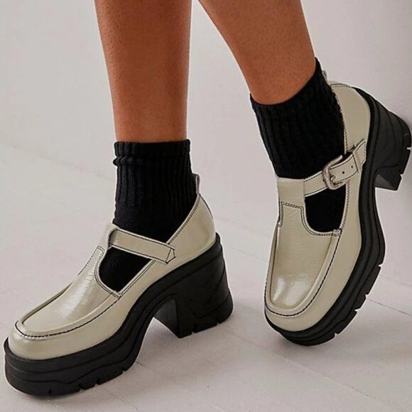 NEW Free People Mayla Platform Mary Jane Sandals Size 9 - Picture 5 of 16